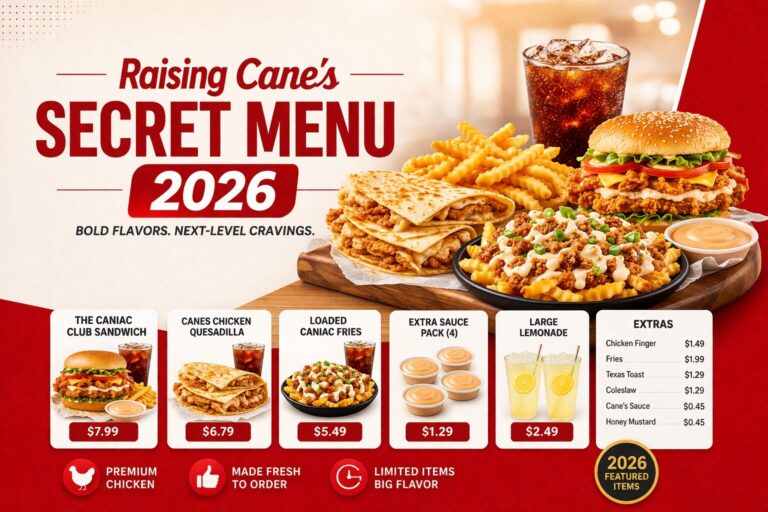 Raising Cane’s Secret Menu (2026)